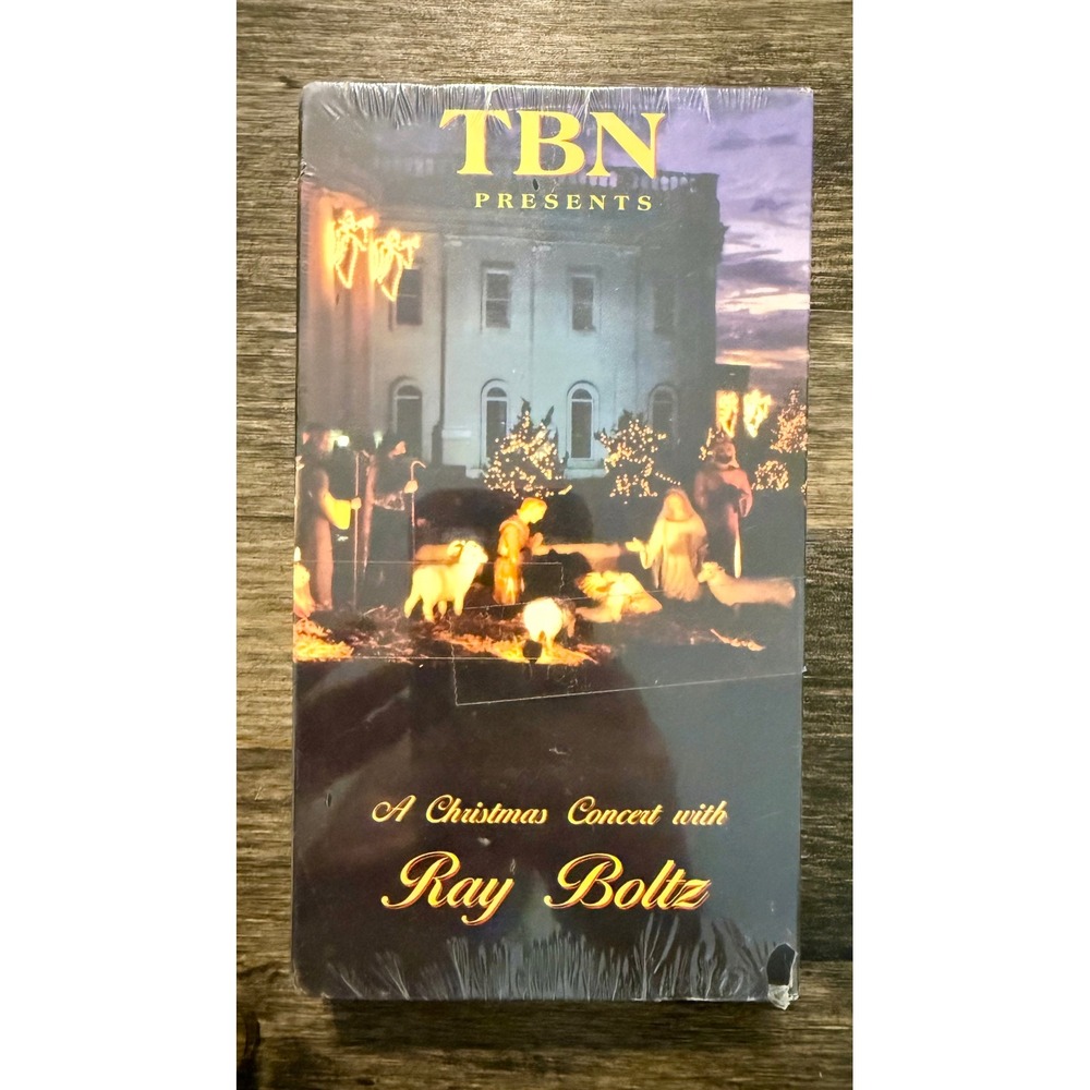 Ray Boltz A Christmas Concert VHS New Sealed 1997 TBN Holiday Music Special